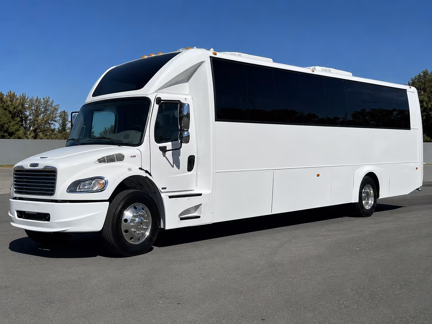 Clarksville Bachelor & Bachelorette Transportation party bus exterior