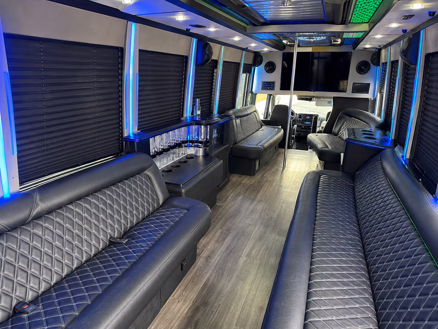 Clarksville Bachelor & Bachelorette Transportation onboard seating