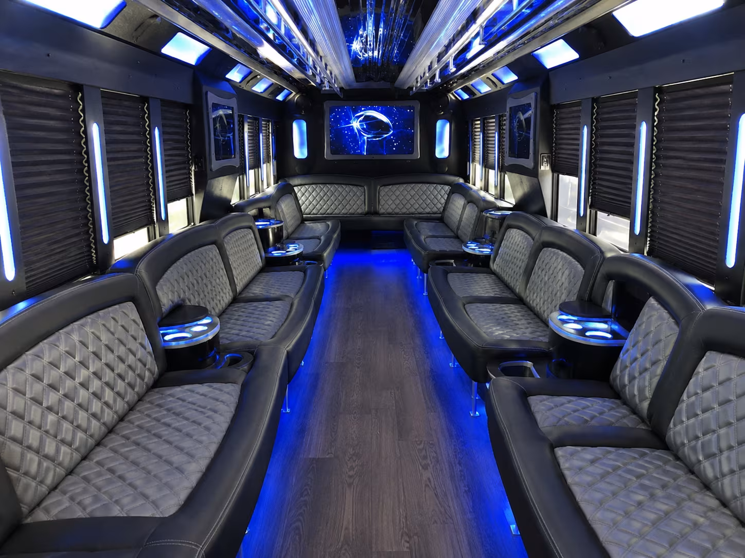 Clarksville Concert & Music Festival Transportation party bus exterior