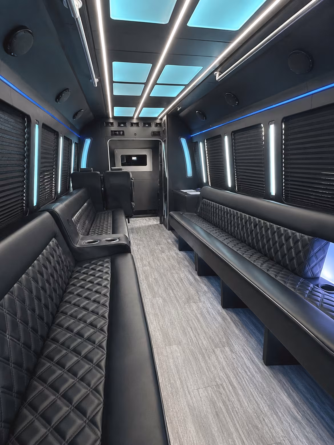 Clarksville Concert & Music Festival Transportation party bus interior