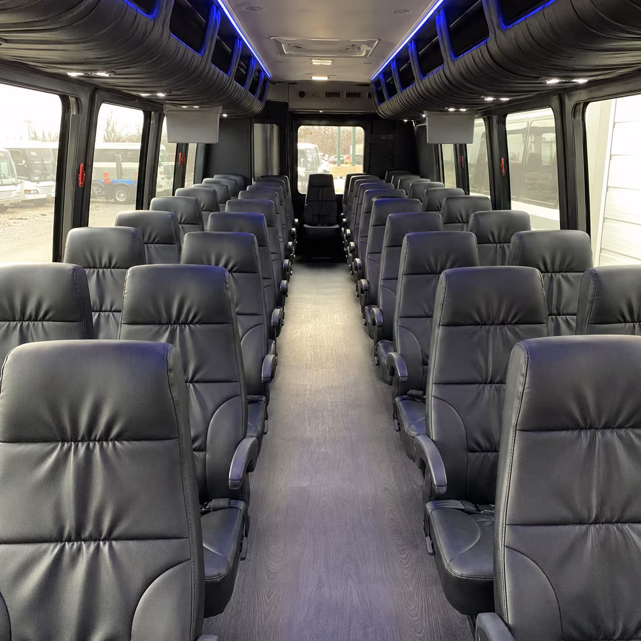 Clarksville Corporate Transportation party bus exterior