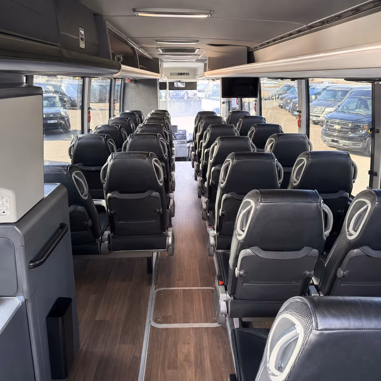 Clarksville Corporate Transportation party bus interior