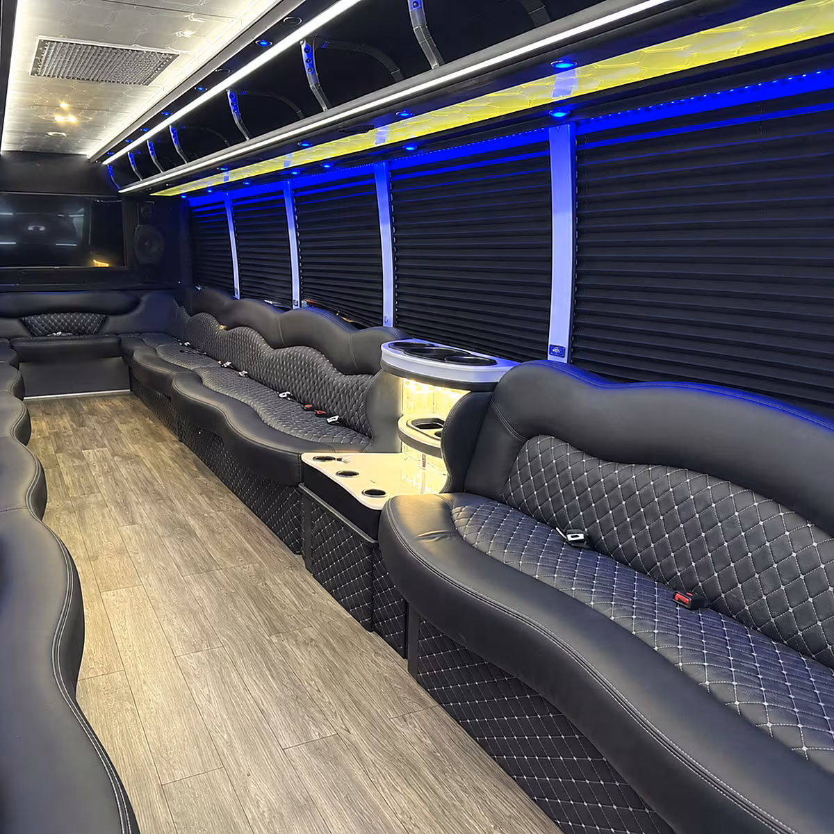 Clarksville Private Event Transportation onboard seating