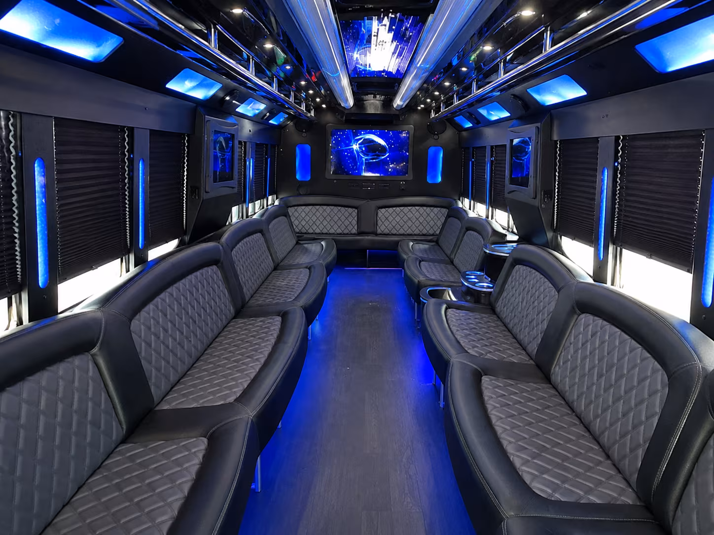Clarksville Prom & Homecoming Transportation party bus exterior