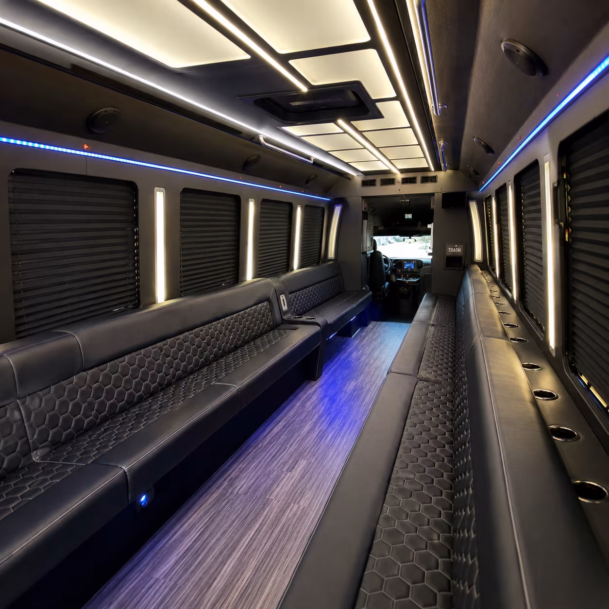 Clarksville Prom & Homecoming Transportation onboard seating