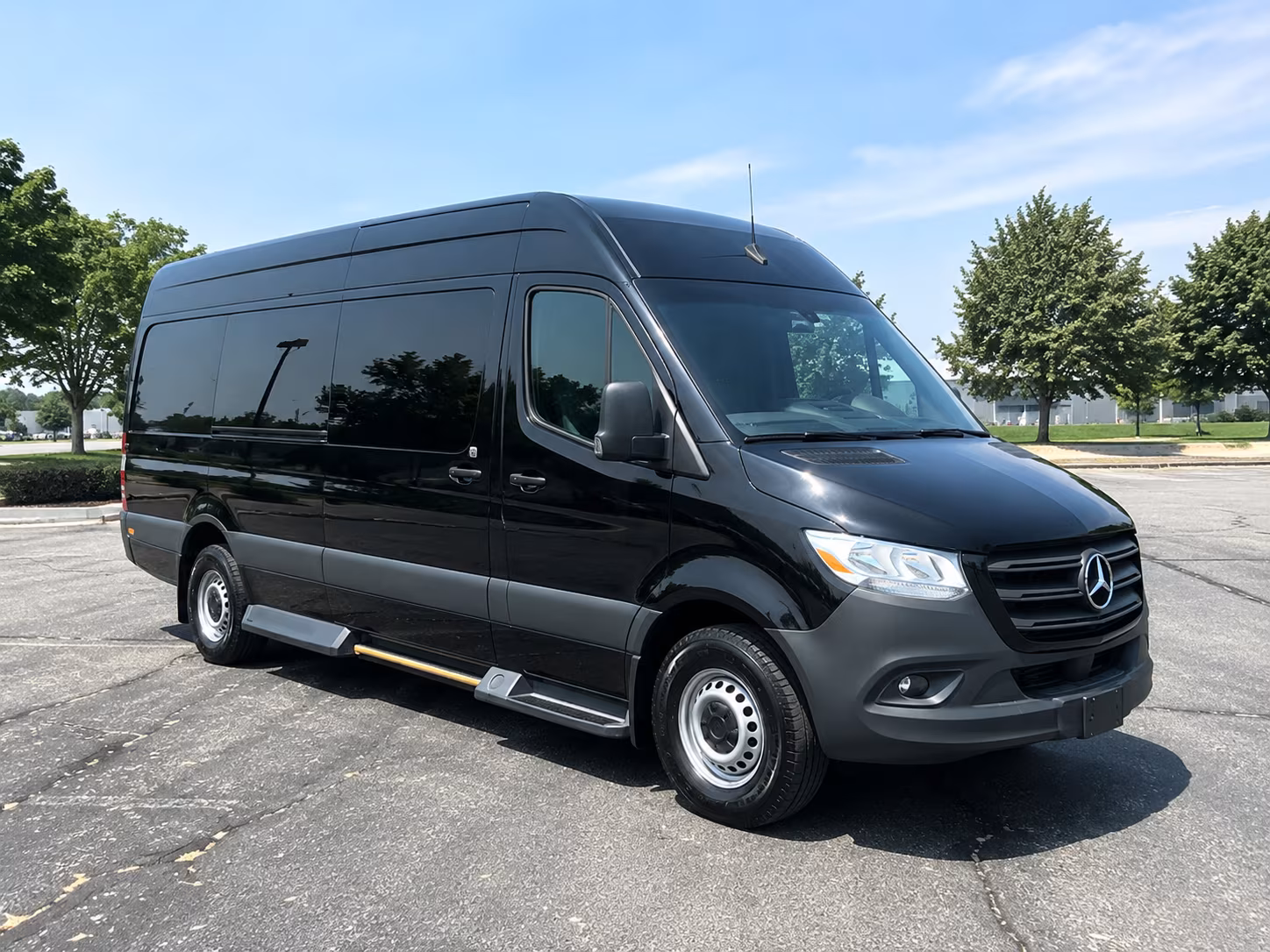 Clarksville School Event Transportation party bus exterior