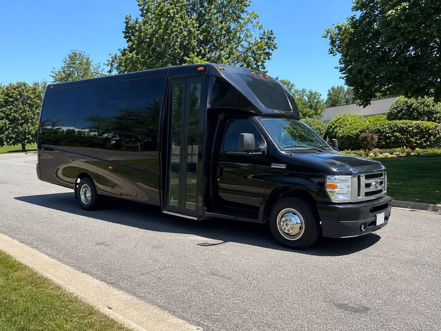 Clarksville Sporting Event Transportation party bus exterior
