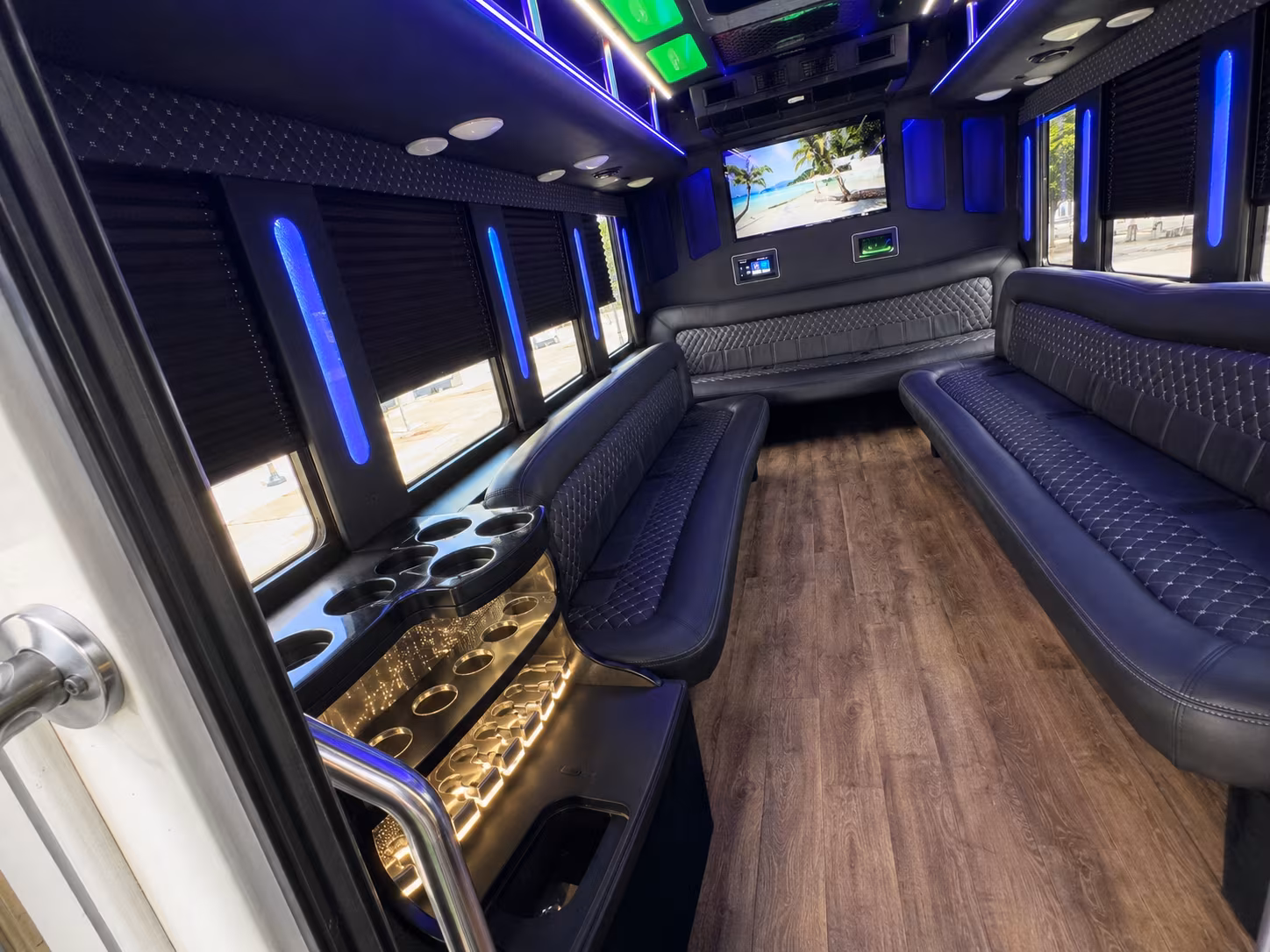 Clarksville Sporting Event Transportation onboard seating