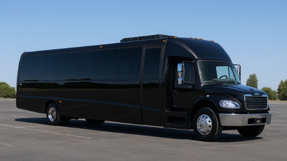 Exterior of Charter Bus Company Owensboro's 25 Passenger Party Bus in Owensboro