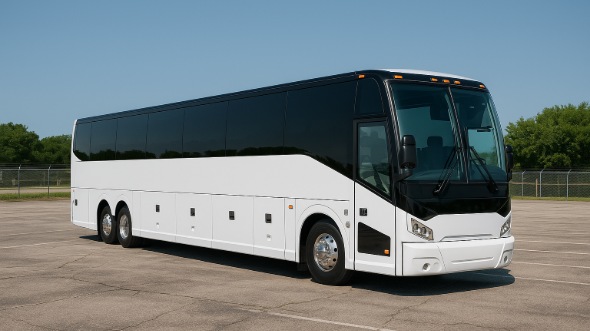 Exterior of Charter Bus Company Evansville's 40 Passenger Party Bus in Evansville