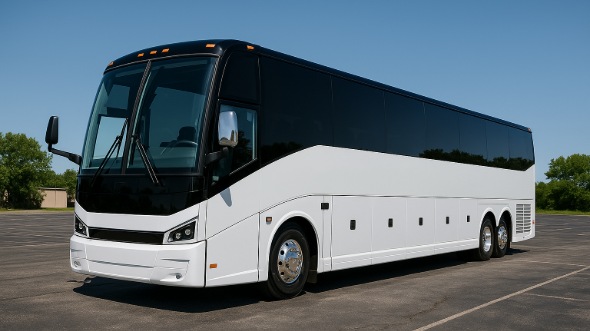 Exterior of Charter Bus Company Nashville's 50 Passenger Party Bus in Nashville
