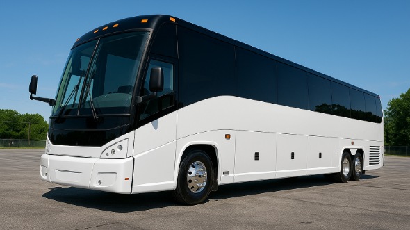 Exterior of Charter Bus Company Owensboro's 50 Passenger Party Bus in Owensboro
